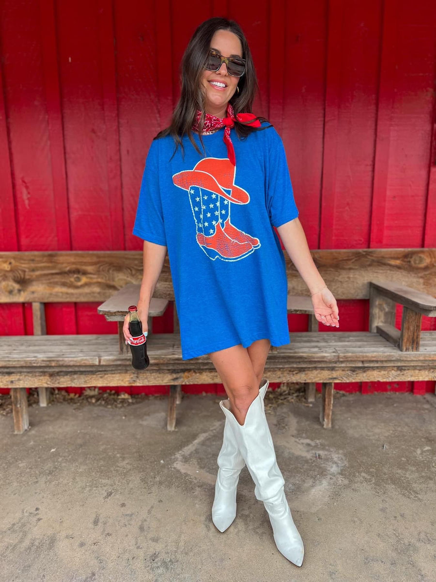 USA Boots Graphic Tee – LoLo & Co. Boutique