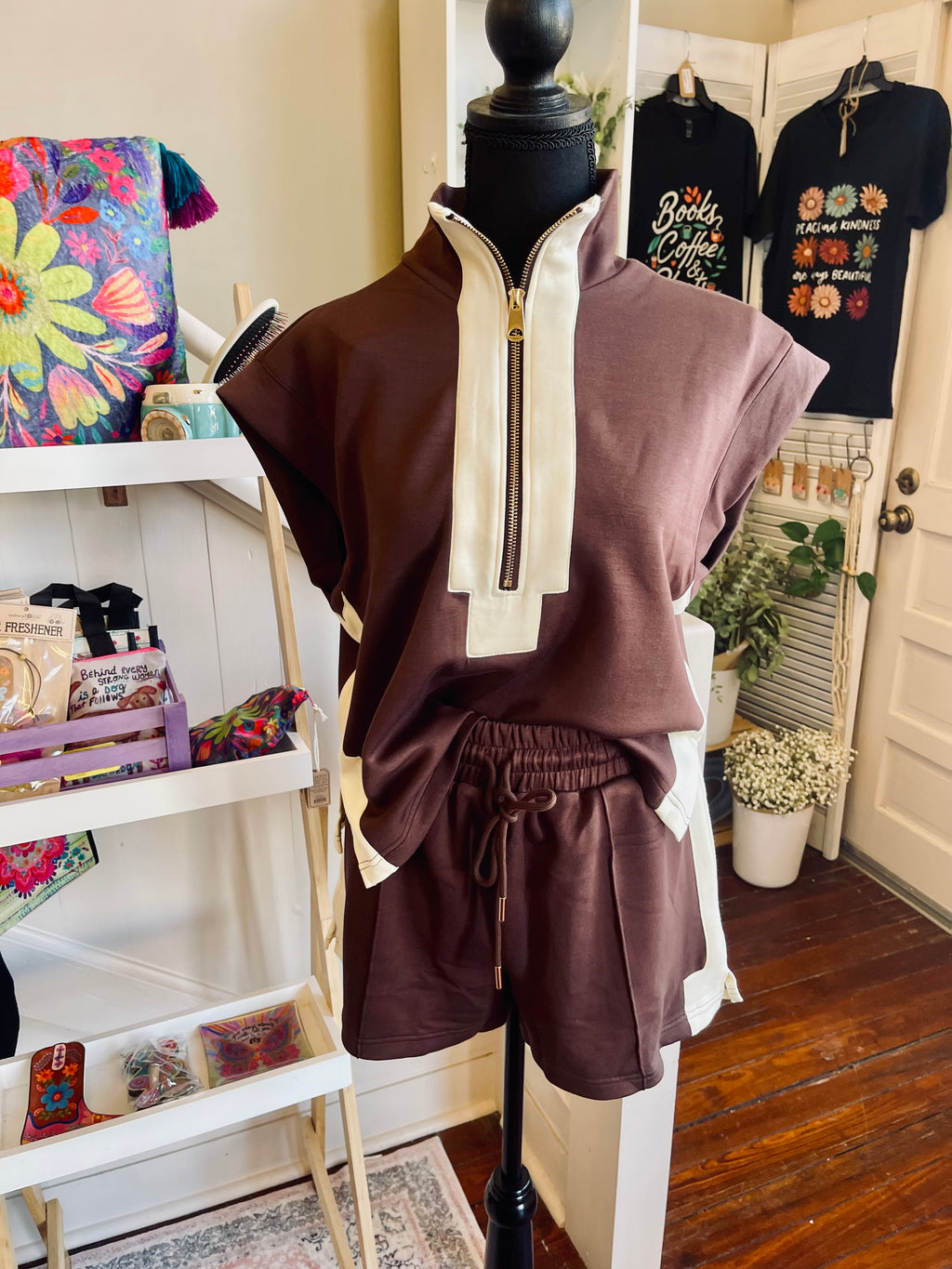 Brown Set- Top and Bottoms sold separately