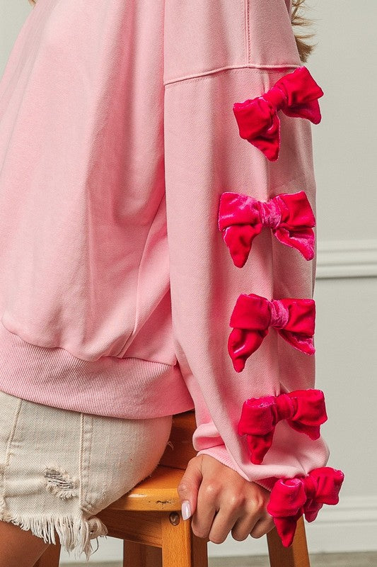 Pink Bow Sleeve