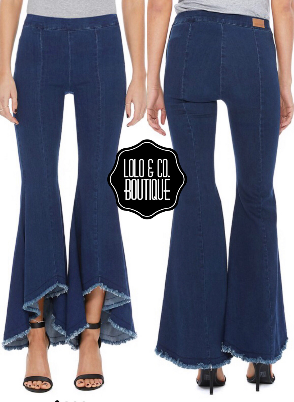 Judy Blue Wide Flare Jeans