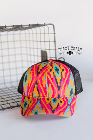 Aztec Pony Tail Cap