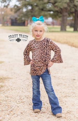 Girls Knot Top Bell Sleeve